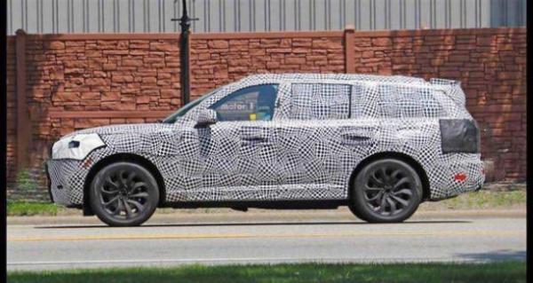 林肯飞行家混合动力版车型谍照曝光 2020年上市