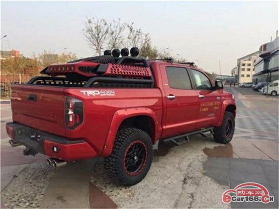 18款丰田坦途1794橘红色越野暴力改装征服全地形天津超值价格