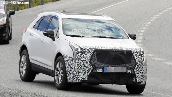 配可闭缸的2.0T 曝新款凯迪拉克XT5谍照