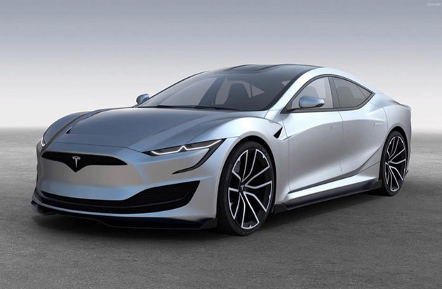 特斯拉新款Model S假想图 外观变化较大