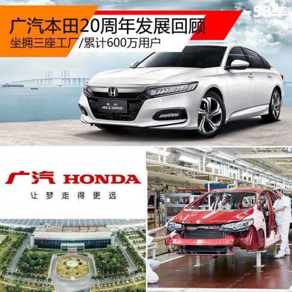 广汽本田20周年回顾 三座工厂/600万用户