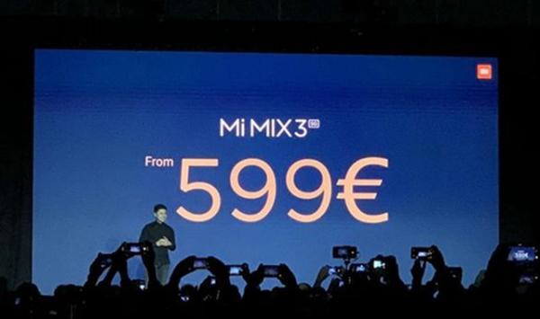 手机厂商混战5G：小米发布旗下首款5G手机小米MIX3 5G版