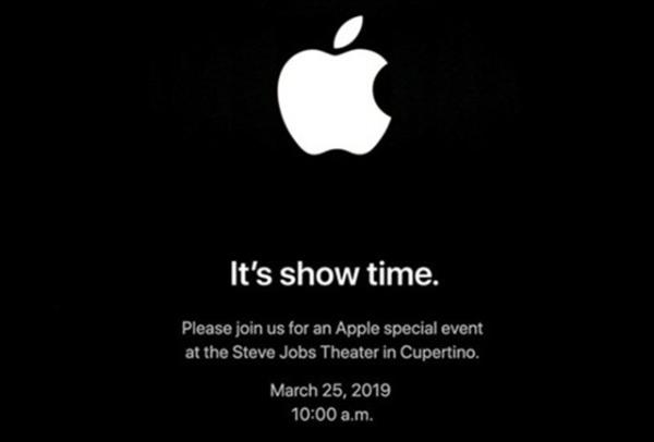苹果发布邀请函 确定3月26日凌晨召开春季新品发布会