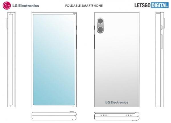 LG可折叠三屏手机专利曝光 竟类似中国屏风？