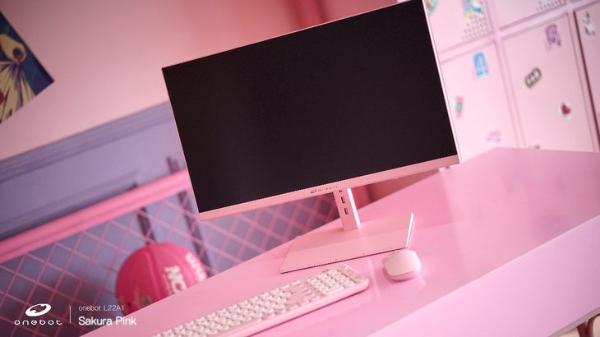 粉色当道！onebot 新款粉色一体机桌面新风景