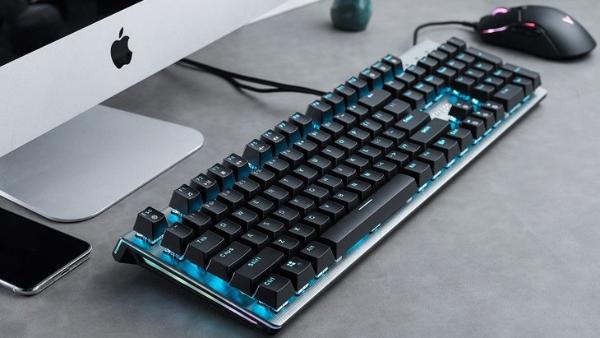 抵水御尘 雷柏V530防水背光游戏机械键盘上市