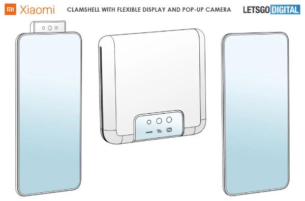 小米折叠式智能手机新专利，弹出式摄像头+辅助屏幕