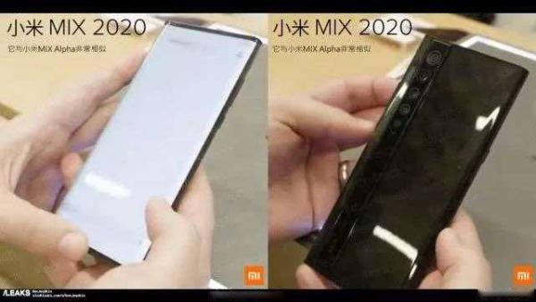 小米MIX 2020工程机谍照曝光：100W快充+瀑布屏，期待！