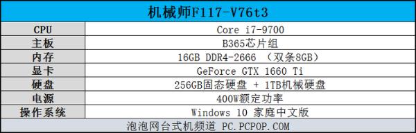 未来战舰霸气出击！机械师F117-V游戏主机评测