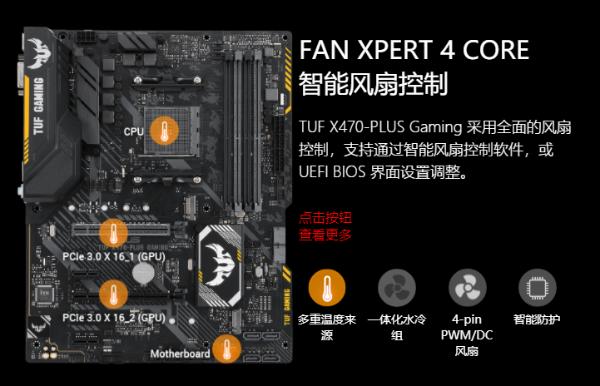 “国民电竞主板”华硕TUF X470-PLUS GAMING秒杀到手1099元