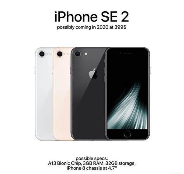 iPhone SE2再曝新料：侧边指纹+全面屏+5G，售价不到3000元