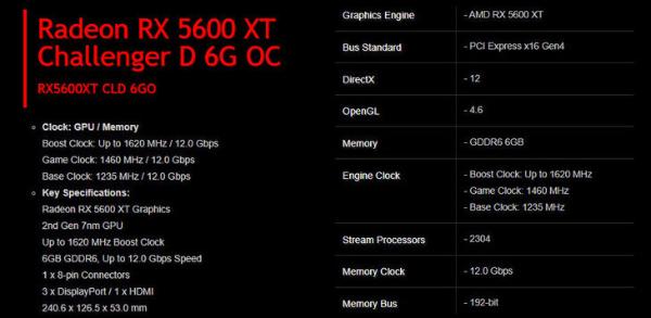 2304个流处理器 AMD Radeon RX 5600 XT显卡规格曝光