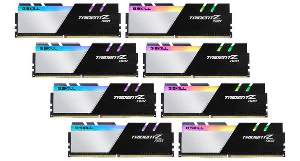 芝奇推出256GB DDR4-3600 Trident-Z Neo系列内存套装