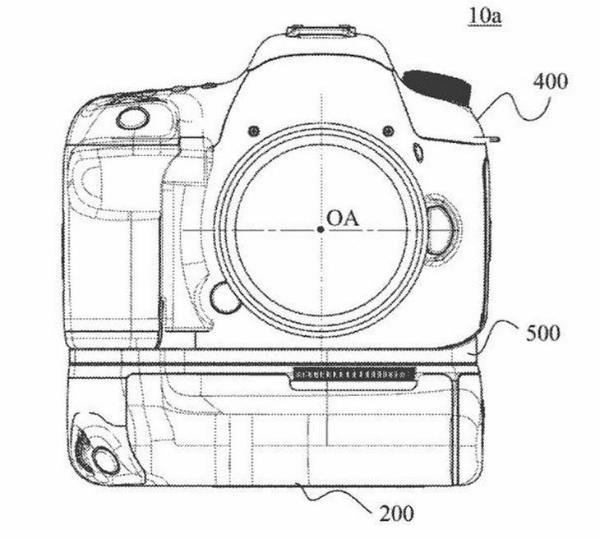 佳能公布全新电池手柄专利 各种型号可换镜头相机通用