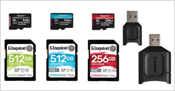 金士顿推出Canvas Plus系列存储卡和MobileLite Plus读卡器