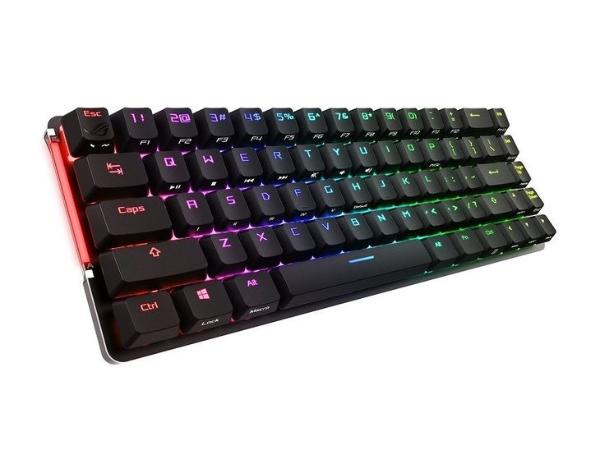 ROG公开新键盘 紧凑68键 带RGB背光