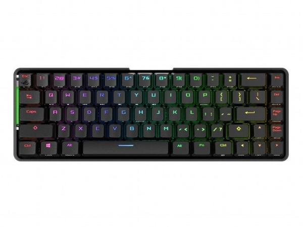 ROG公开新键盘 紧凑68键 带RGB背光