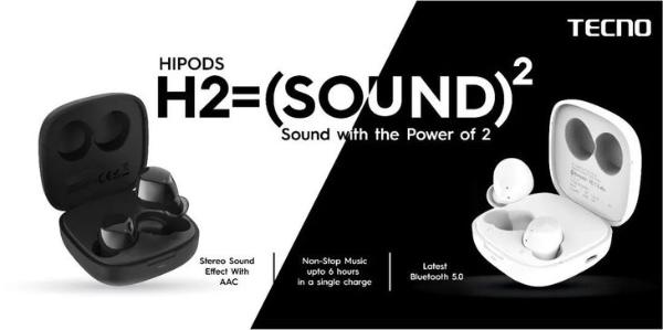 传音印度发布Hipods H2无线耳机 支持降噪