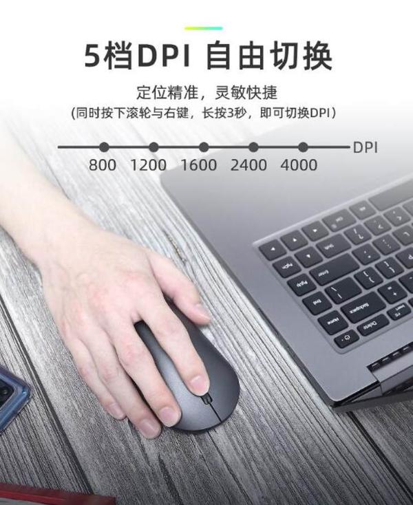 多彩发布双模无线鼠标 可调DPI 静音微动
