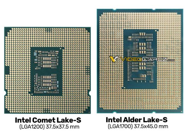 Intel 12代桌面酷睿真身首曝：形状都变了