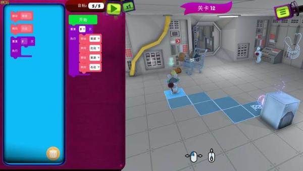 免费学编程！《疯狂兔子：编程学院》游戏推荐