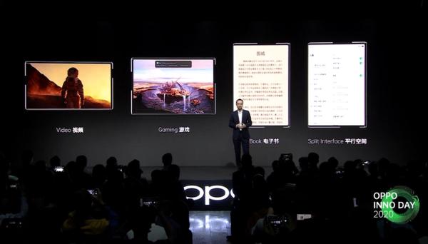 OPPO卷轴屏概念机发布，屏幕可自由伸缩