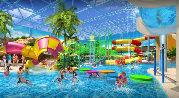 “任意门”空降天山海世界 一扇门开启你的新奇之旅