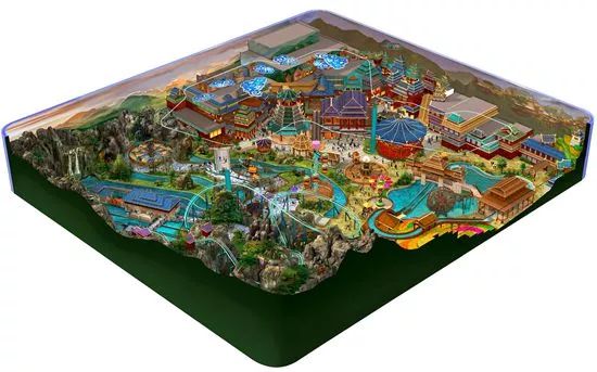 万达南宁雨林乐园“雨林剧场”亮相 博涛文化设计施工超强还原图纸！