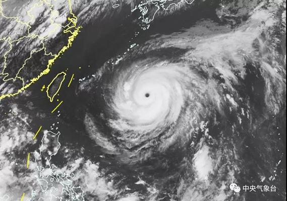 超强台风“玛莉亚”已经进入我国48小时警戒线