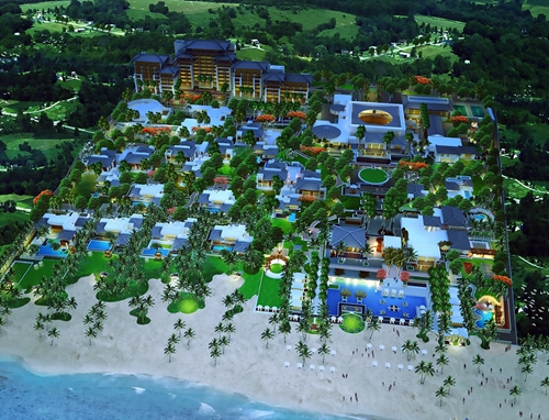 三亚嘉佩乐度假酒店预计今年年底开业