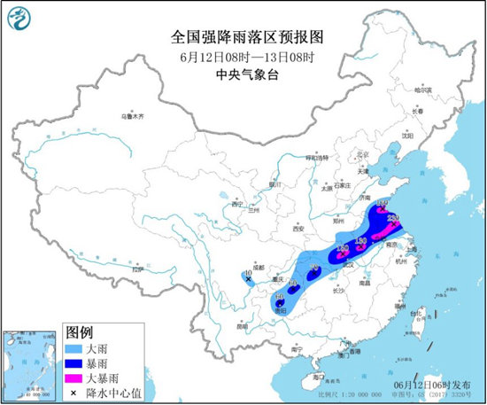 暴雨预警升级成黄色！江苏湖北等8省市部分地区有大到暴雨