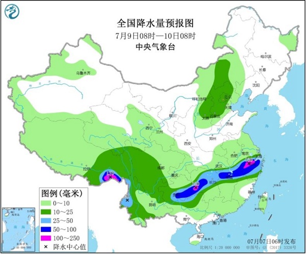 高考首日黔湘鄂皖雨势强盛 北方多对流性天气