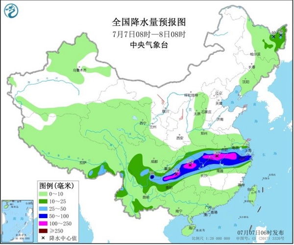 高考首日黔湘鄂皖雨势强盛 北方多对流性天气