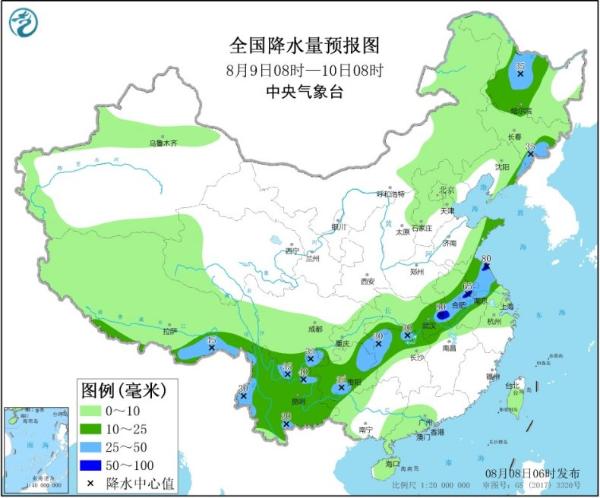 周末强降雨范围缩减 南方大范围高温持续