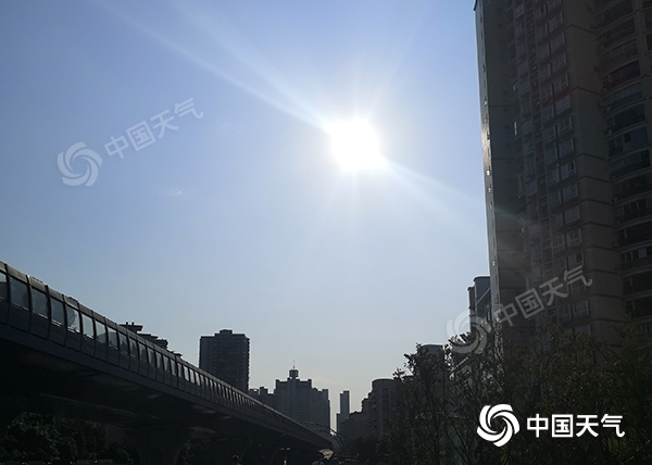 重庆明天最高气温冲击39℃ 24日大范围雨水来降温