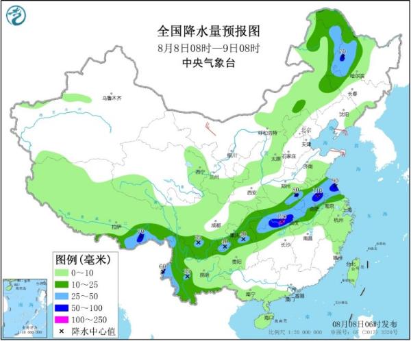 周末强降雨范围缩减 南方大范围高温持续