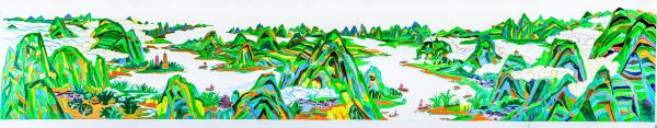 桂林山水甲天下 巨幅长画汇精华