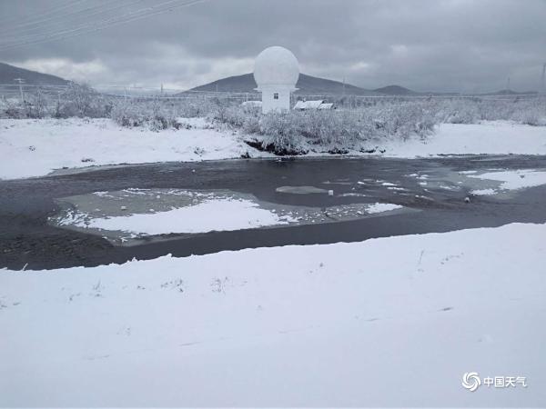 冷空气发威！内蒙古多地迎降雪 大地一片白茫茫