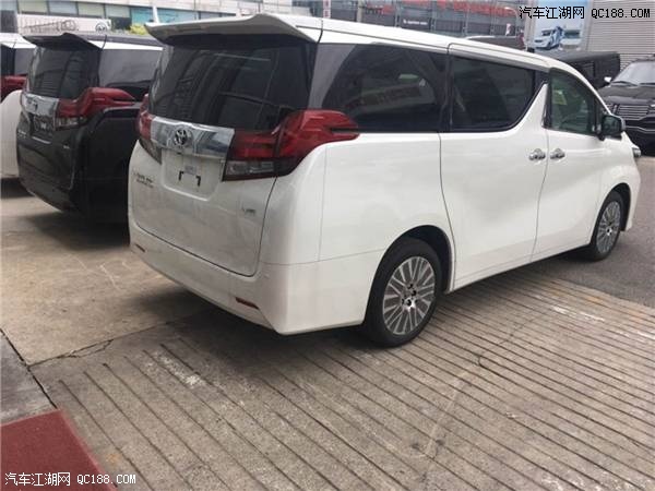 18款丰田埃尔法白外米内黑外米内版价格