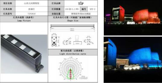 美国TIP(提普)照明实例——大同博物馆照明案例分享
