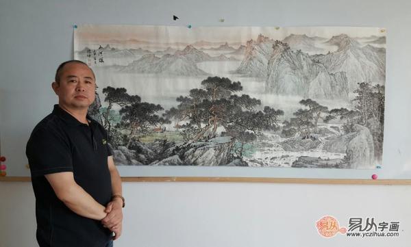 林德坤擅长画什么?山水共魂魄,赏林德坤真迹精品山水画