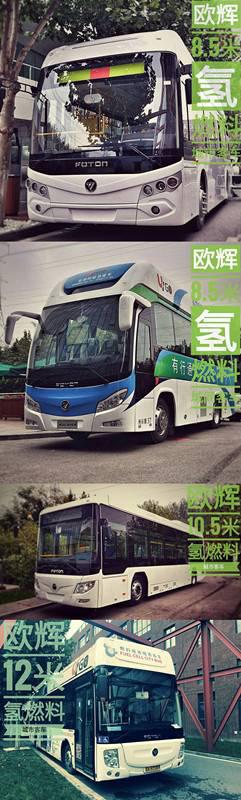福田欧辉揽获全球首批最大氢燃料公交车订单 助阵2022京张绿色冬奥