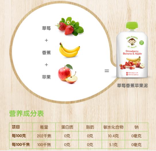 安全无添加，让妈妈放心的小皮果泥