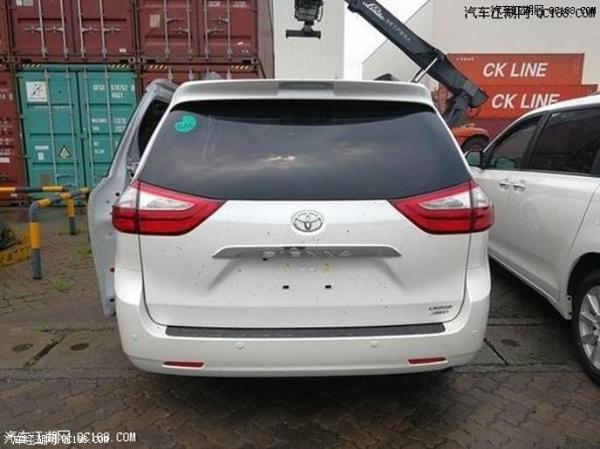 2017款丰田塞纳3.5L车身红色LED尾灯体验