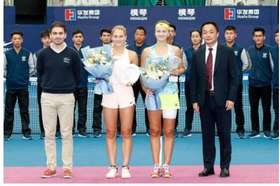 珠海网球公开赛梅开二度