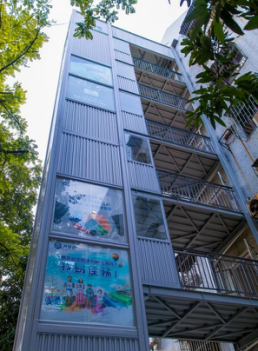 蒂森电梯为旧楼加装电梯带来全新示范