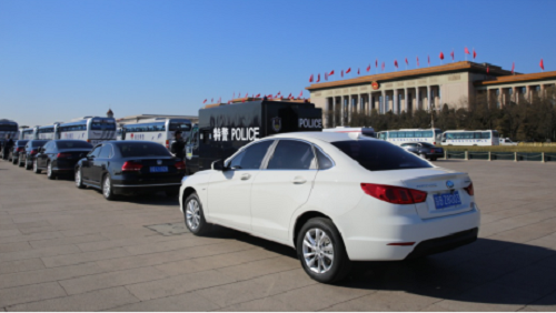 换电版EU300服务全国两会，顶级盛会见证北汽新能源领航者实力