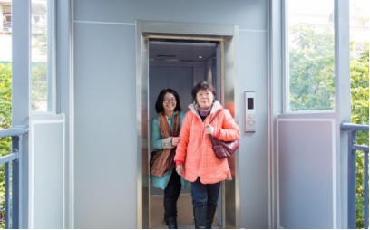 蒂森电梯为旧楼加装电梯带来全新示范