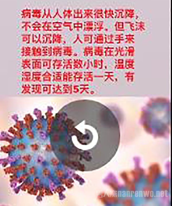新冠病毒可存活5天由飞沫等传播 网友：怀疑病毒成精了