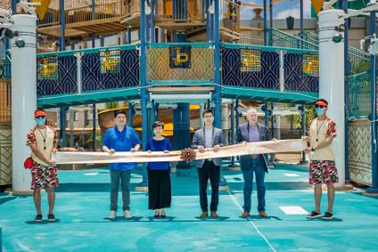 澳门新濠影汇水上乐园正式开业 打造全新澳门亲子游乐地标
